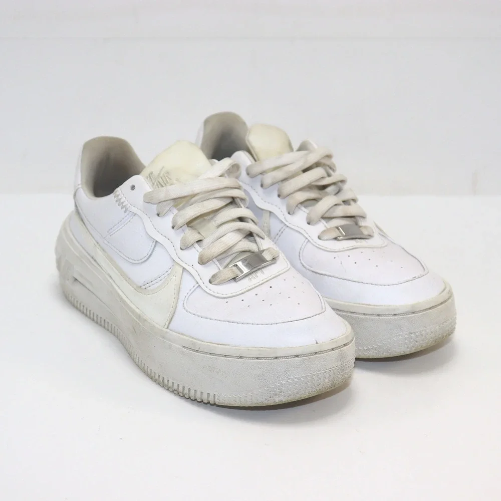 Nike Air Force 1 PLT.AF.ORM 5.5 White Womens‎ Platform Sneakers DJ9946-100